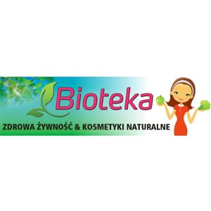 logo bioteka zdrowa żywność kosmetyki naturalne